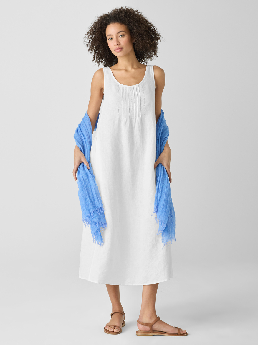 Picture of Organic Linen Scoop Neck Dress - Women's