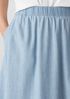 Airy Organic Cotton Twill Pocket Skirt