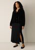 Velvet Band Collar Shirt