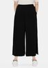 Fine Jersey Wide-Leg Pant with Slits