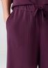 Lightweight Organic Cotton Terry Wide-Leg Pant