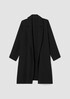 Silk Georgette Crepe Trench Coat