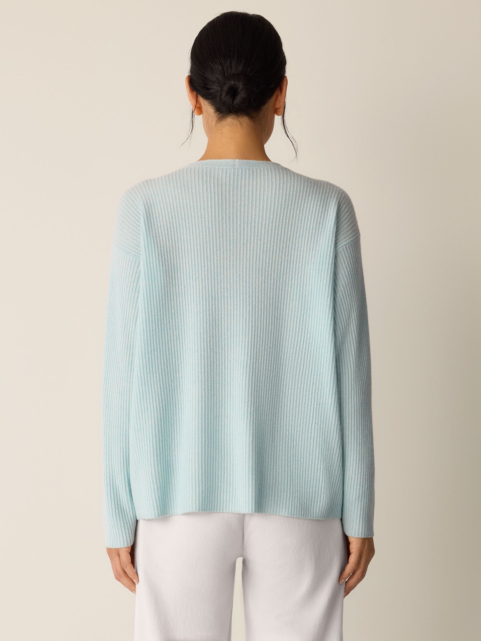 Italian Cashmere V-Neck Top