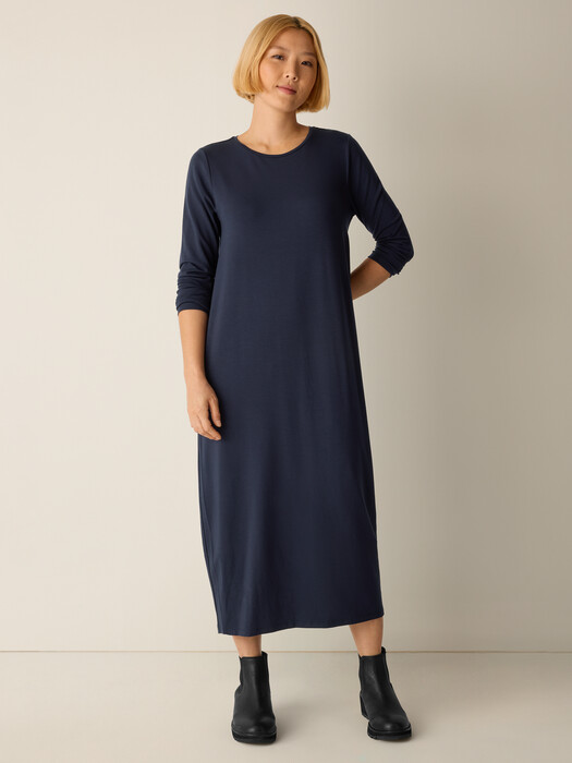 Stretch Jersey Knit Oval Dress