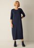 Stretch Jersey Knit Oval Dress