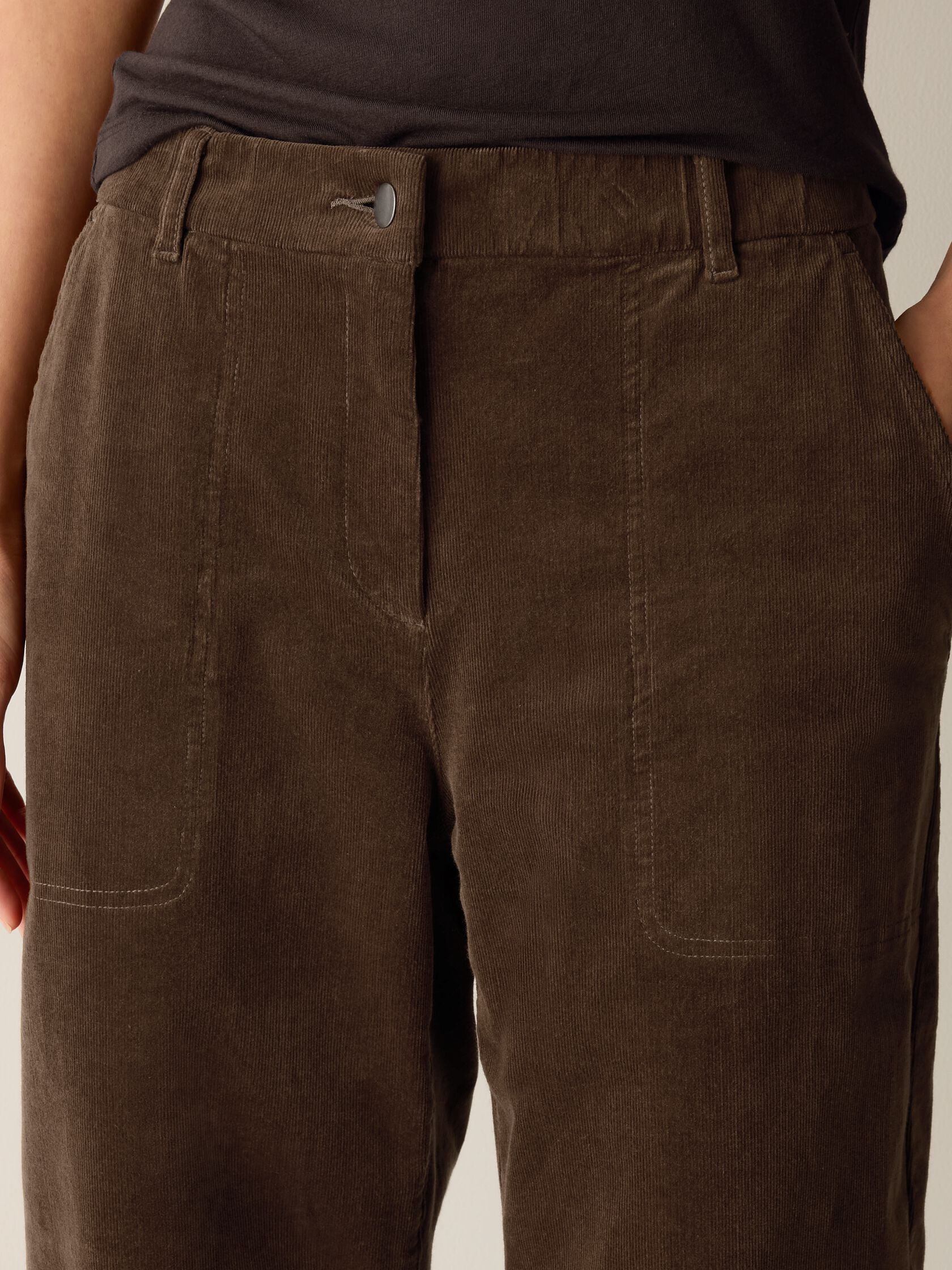 Organic Cotton Stretch Corduroy Arch Pant