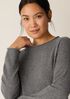 Italian Cashmere Crew Neck Long Top