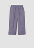 Washed Organic Linen Delave Wide-Leg Pant