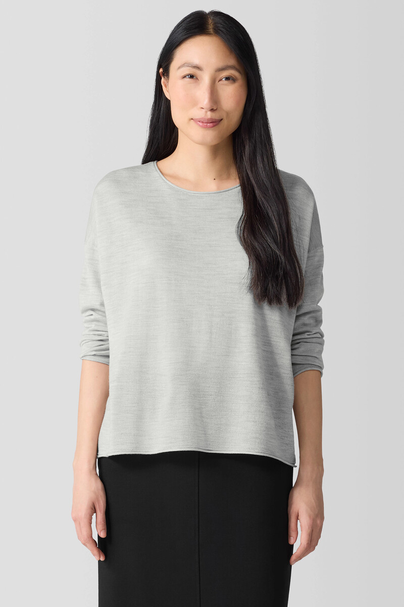 Fine Merino Box-Top in Regenerative Wool Fine Merino Box-Top in Regenerative Wool