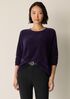 Chenille Blend Crew Neck Top