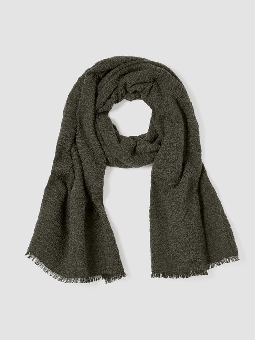 Fluffy Boucle Scarf