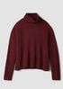 Organic Cotton Chenille Turtleneck Top