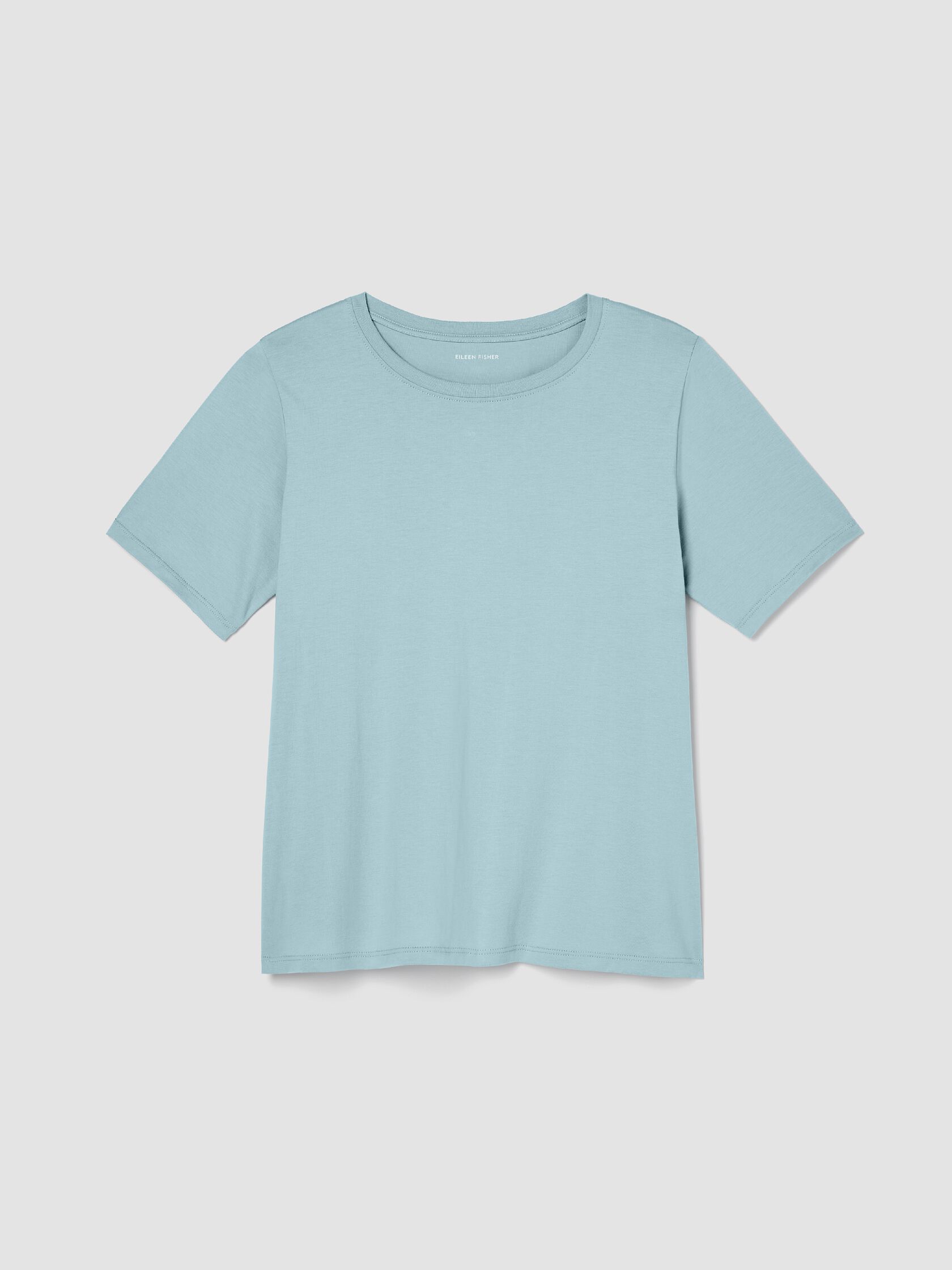 Organic Pima Cotton Jersey Round Neck Tee