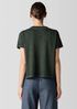 Organic Cotton Hazy Slub V-Neck Tee