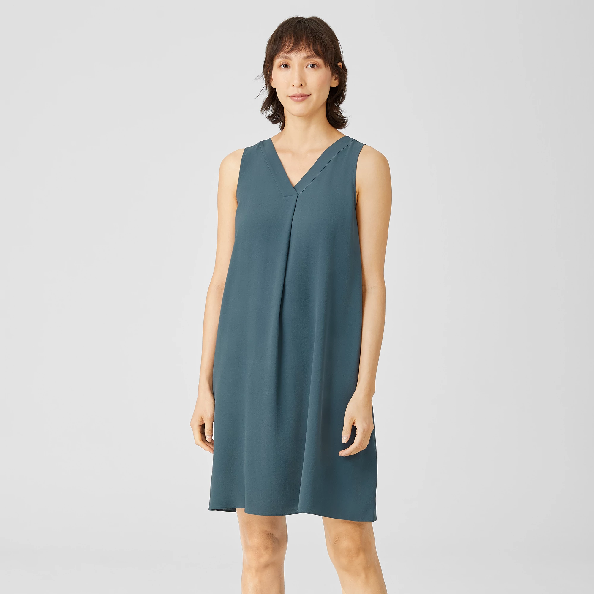 eileen fisher silk georgette crepe