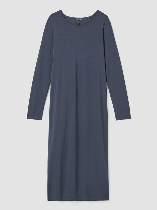Eileen Fisher Long Sleeve Jersey Shift Dress in Black at Nordstrom, Size Xx-Small Eileen Fisher Long Sleeve Jersey Shift Dress in Black at Nordstrom, Size Xx-Small