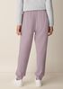 Waffle Cotton Blend Doubleknit Jogger Pant
