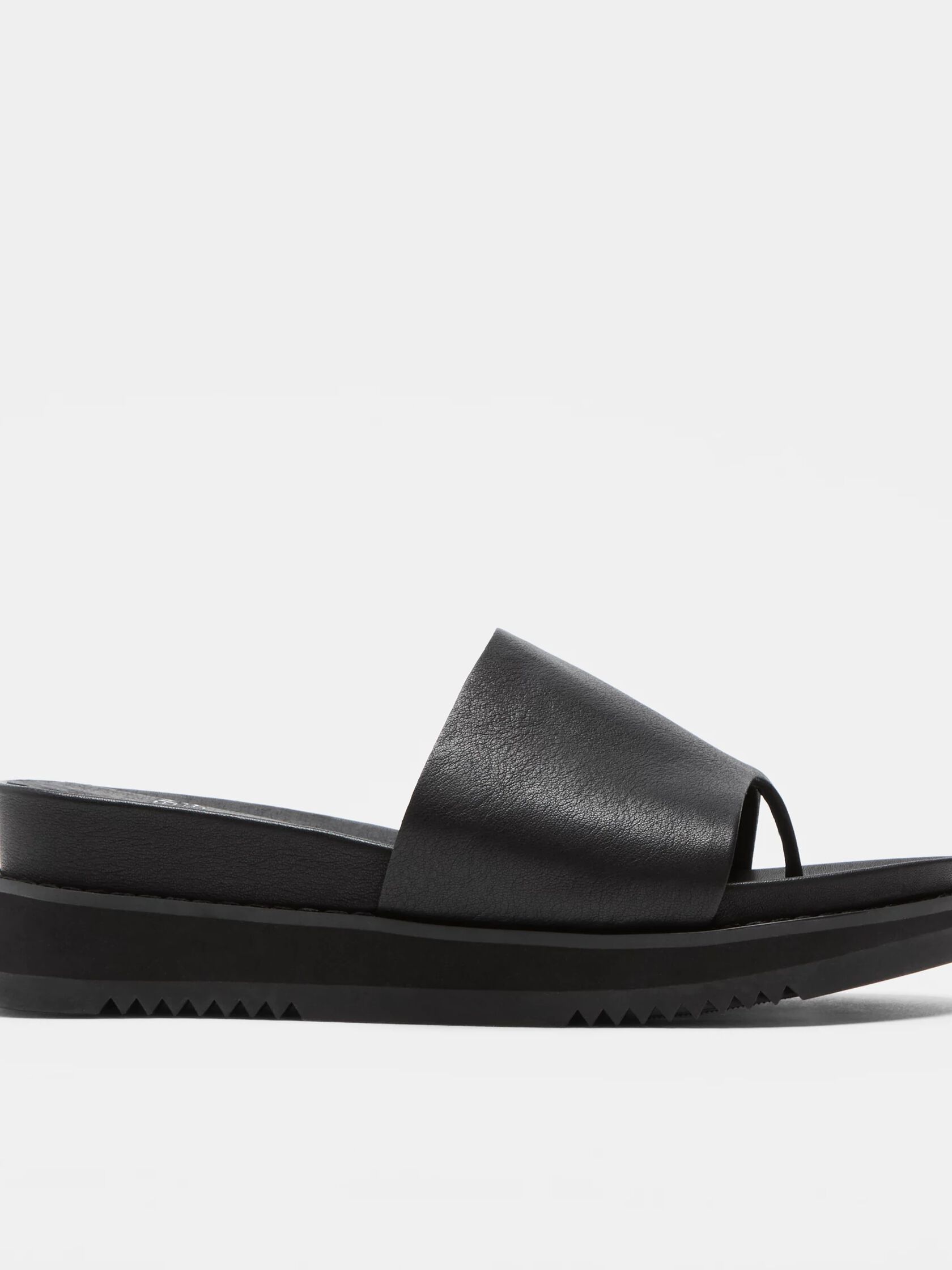 Touch Leather Flatform Sandal