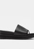 Touch Leather Flatform Sandal