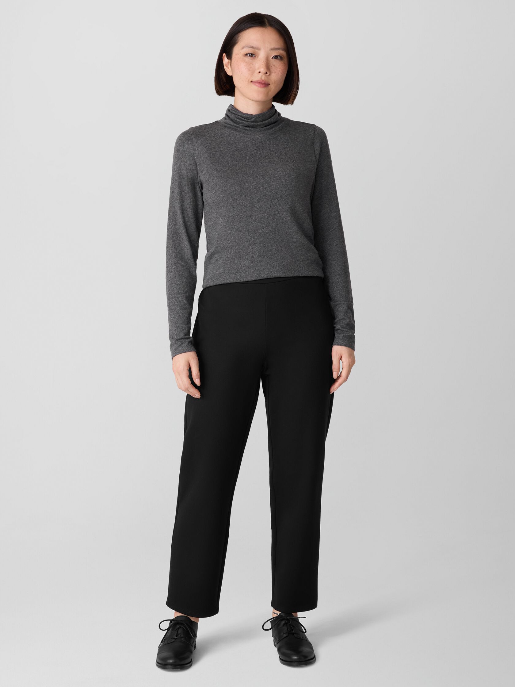 Washable Flex Ponte Straight Pant