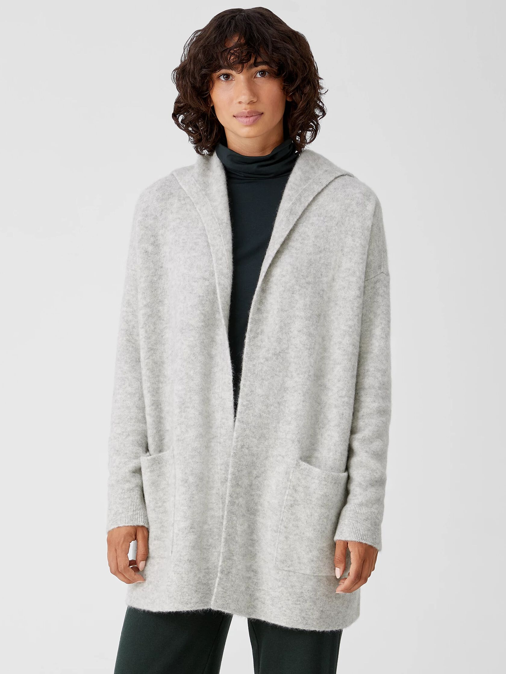 Cashmere Silk Bliss Hooded Cardigan