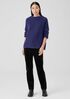 Cashmere Silk Bliss Funnel Neck Top