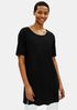 Organic Cotton Easy Jersey Elbow-Sleeve Tunic