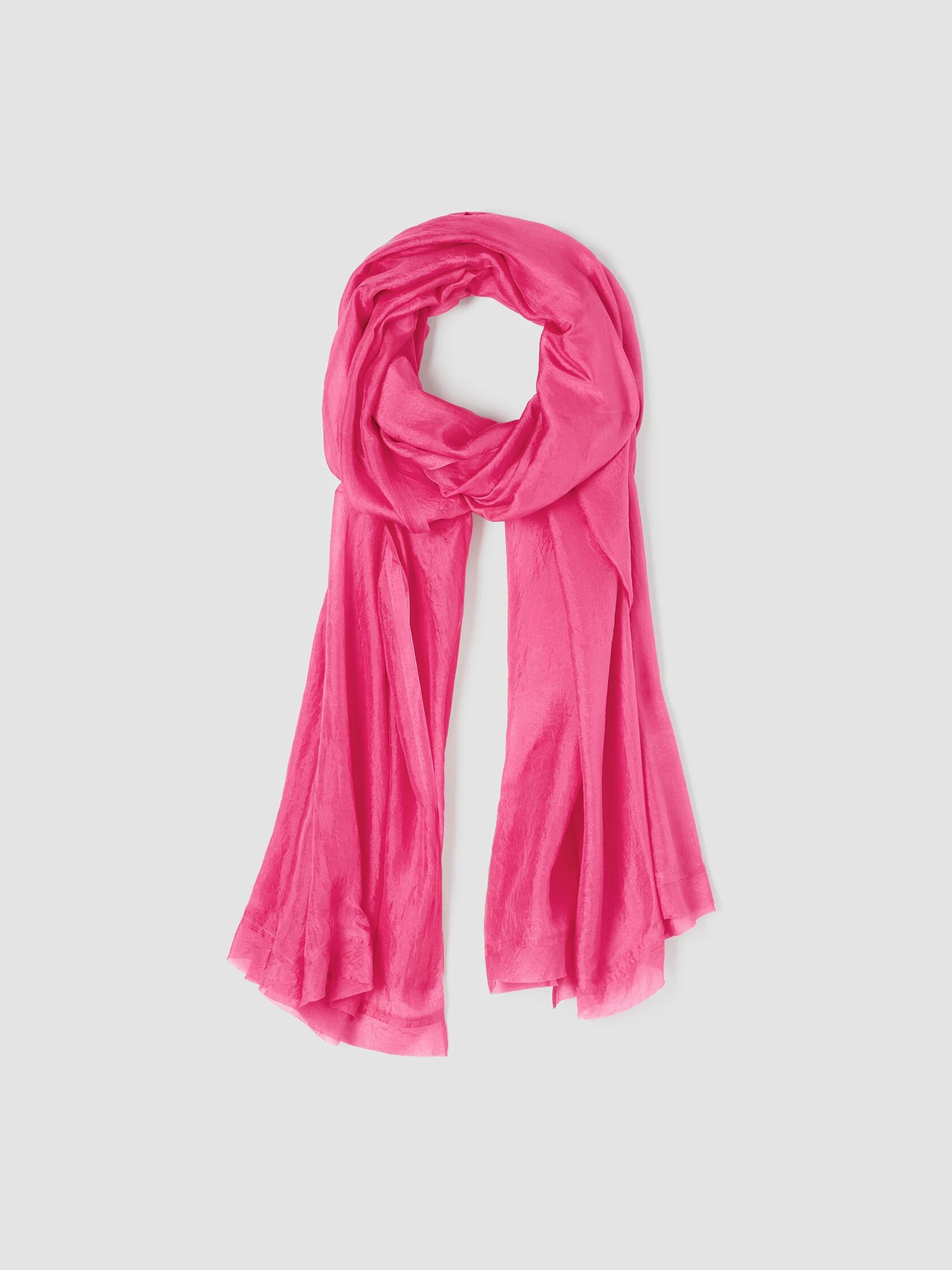 silk pink scarf
