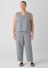 Linen Silk Twill Vest