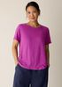 Organic Linen Jersey Crew Neck Tee