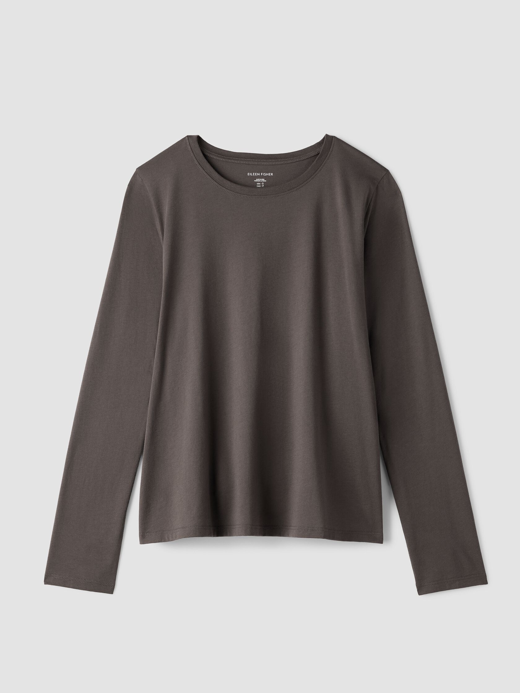 Organic Pima Cotton Jersey Long-Sleeve Tee