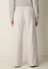 Garment-Dyed Utility Cotton Wide-Leg Pant