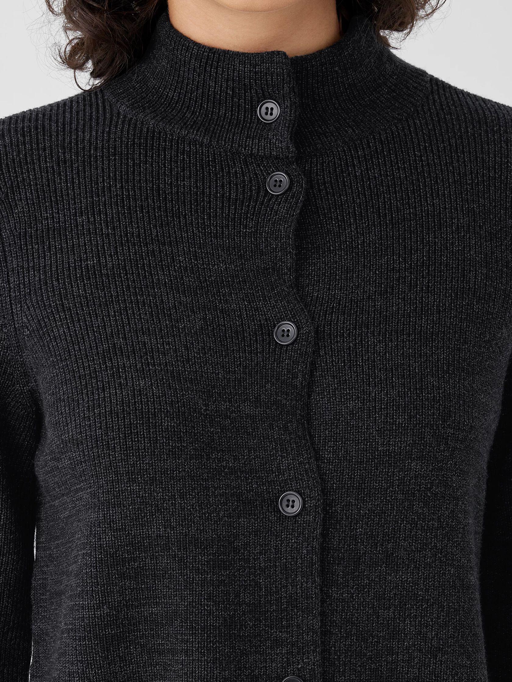 Twisted Merino Cardigan in Regenerative Wool