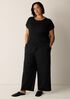 Organic Linen Cotton Crew Neck Top