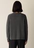 Cashmere Silk Boucle Bliss Crew Neck Top