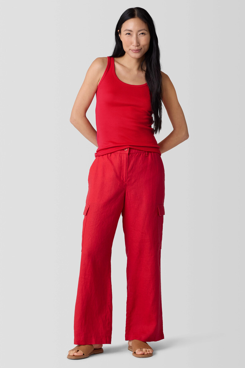 Organic Linen Cargo Pant Organic Linen Cargo Pant