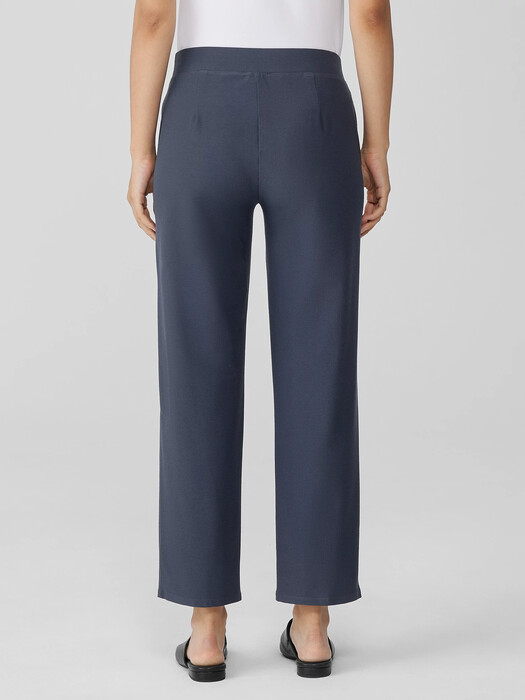 Washable Stretch Crepe Straight Pant