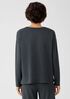 Stretch Jersey Knit Side-Zip Box-Top