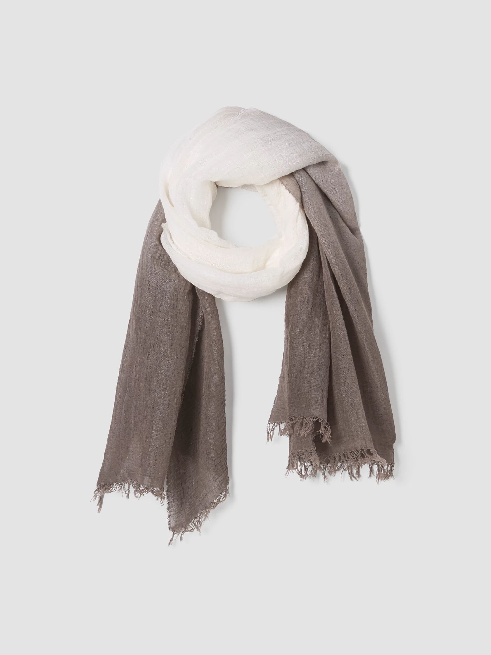 Organic Linen Cotton Ombré Scarf