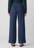 Cotton Stretch Denim Wide-Leg Jean