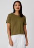 Organic Linen Jersey Short-Sleeve Tee