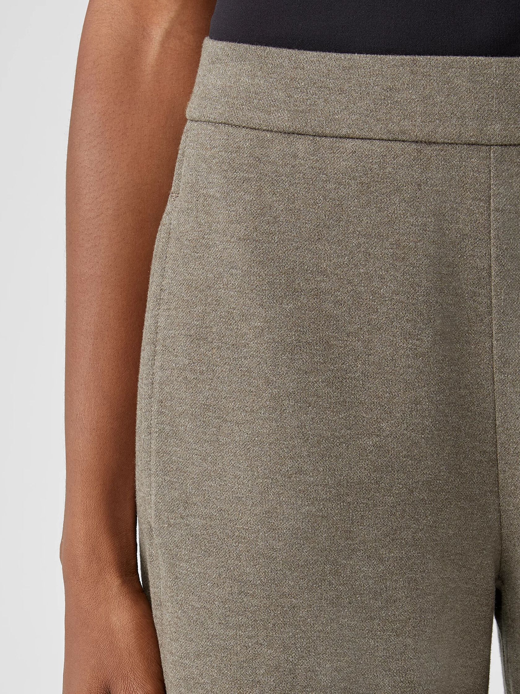 Organic Cotton Melange Crepe Lantern Pant