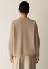 Fine Felted Wool Crew Neck Top in Regenerative Wool