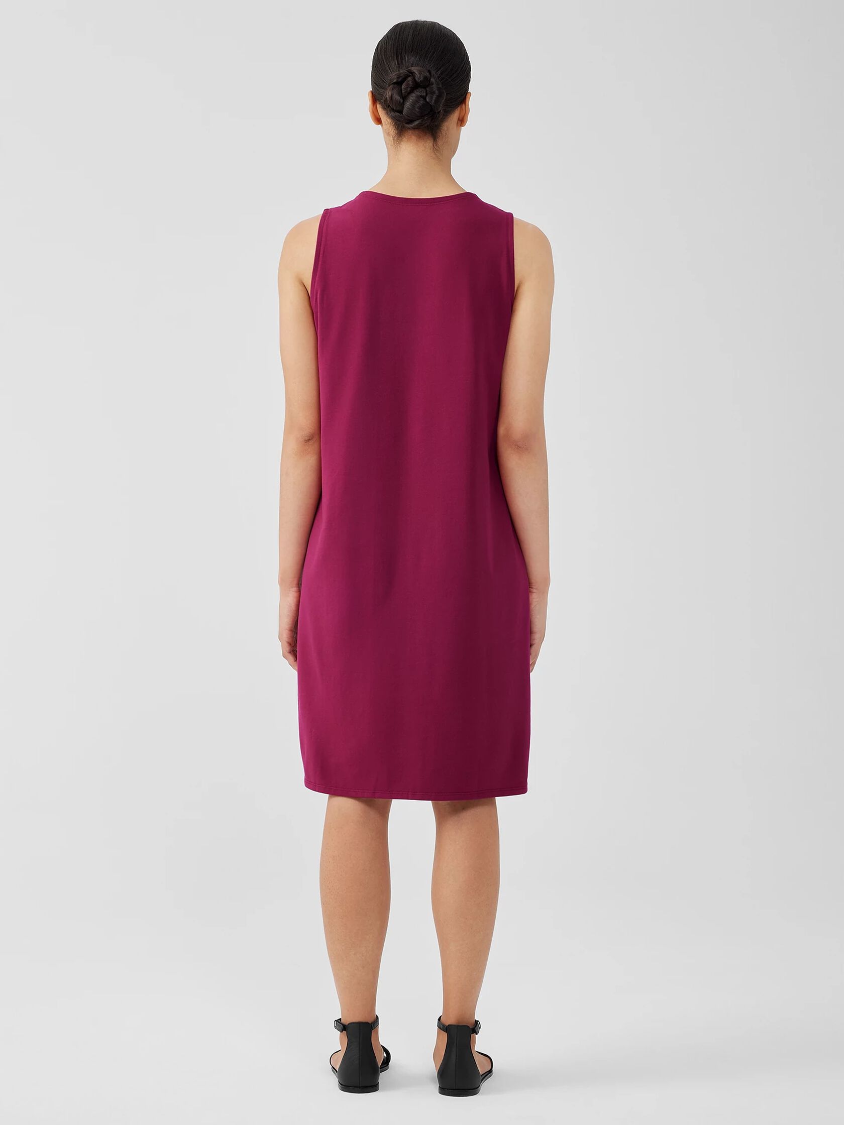 Pima Cotton Stretch Jersey Tank Dress