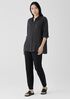 Puckered Organic Linen Classic Collar Shirt