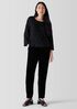 Merino Sequin Jewel Neck Top