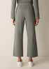 Garment-Dyed Organic Cotton Terry Wide-Leg Pant