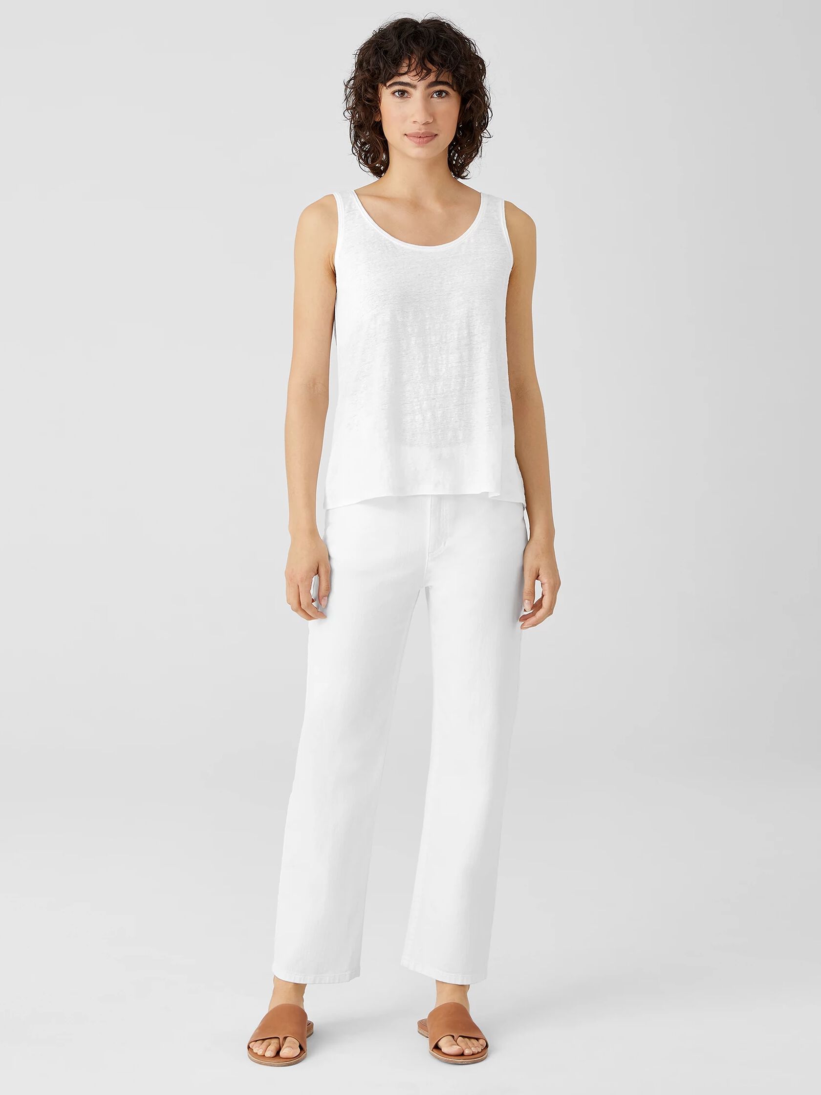 Organic Linen Jersey Tank