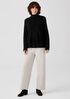 Merino Wool Turtleneck Top