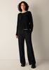 Italian Merino Crew Neck Top in Regenerative Wool